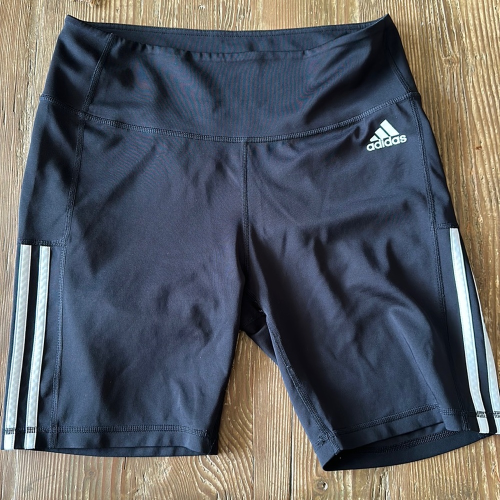 Adidas aerosoft HR bike shorts - black and white large